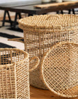 Panier Tressé en Corde de Palmier - COSYDAR