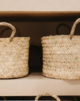 Panier Tressé Doum 30x25cm