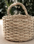 Panier tressé ZEN multifonction en fibres naturelles - utilisation cuisine avec fruits - 10x10cm
