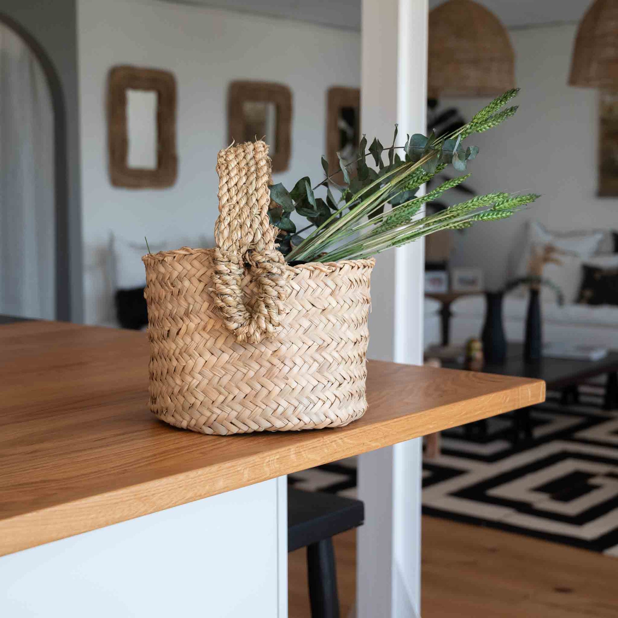 Panier Tressé Rond Multifonctions - COSYDAR