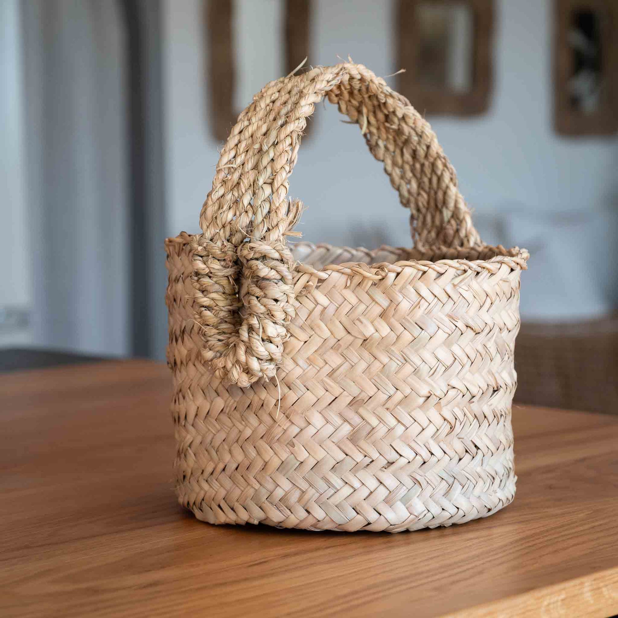 Panier Tressé Rond Multifonctions - COSYDAR