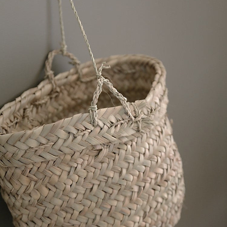 Petit panier artisanal à poser ou suspendre COSYDAR