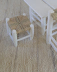 Petit Tabouret Blanc 20cm - COSYDAR