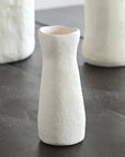 Vase en Céramique Blanc H 16cm SHOK - COSYDAR - DECO
