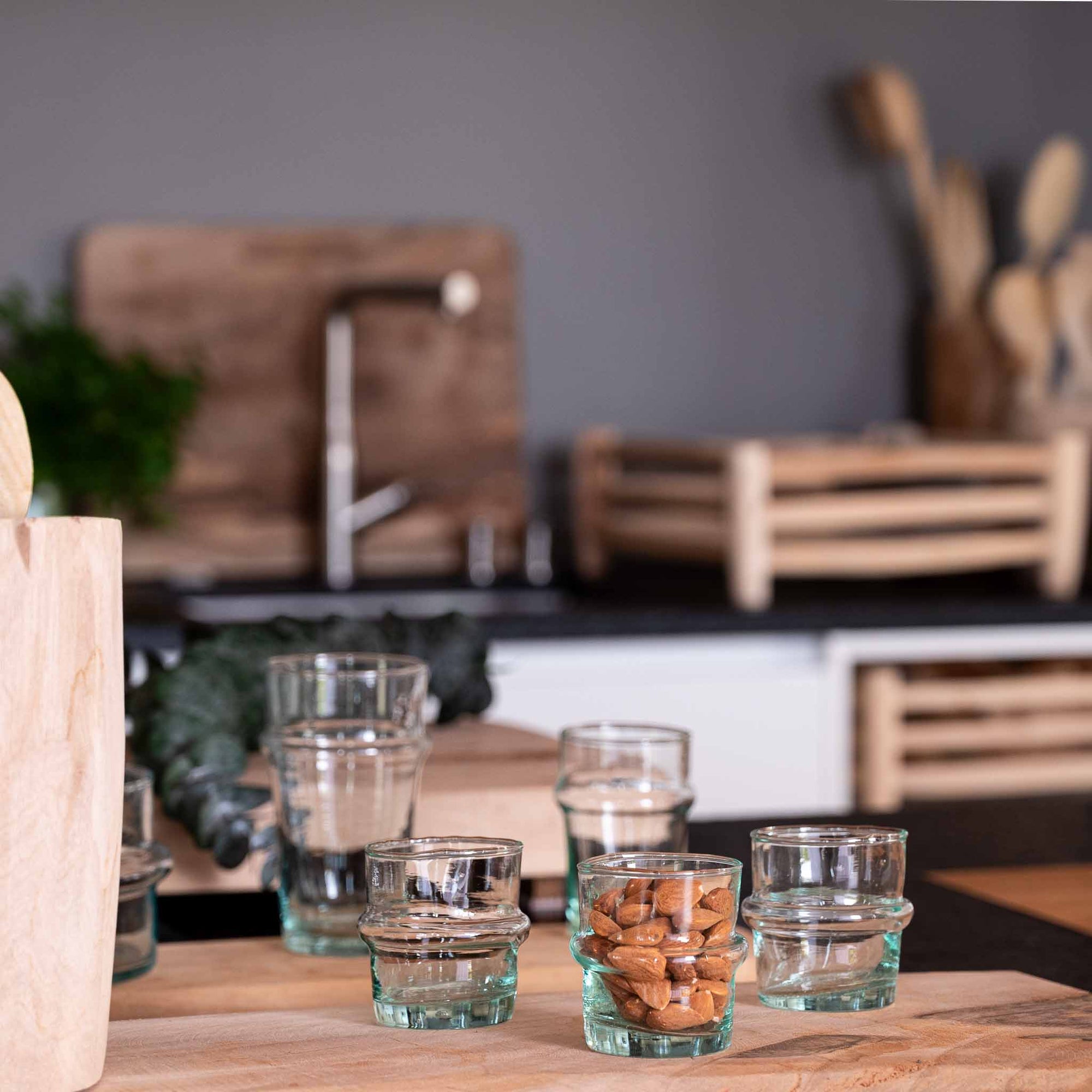 Pack de 6 Petits Verres Polyvalents en Verre Recyclé BELDI - COSYDAR