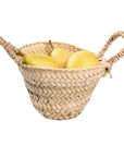 Petit Panier Tressé en Feuille de Palmier COSYDAR