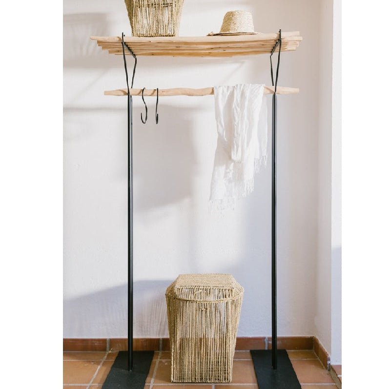 Portant à Vêtements avec Étagère Supérieure - COSYDAR