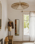 Adjustable Linen Curtain - White