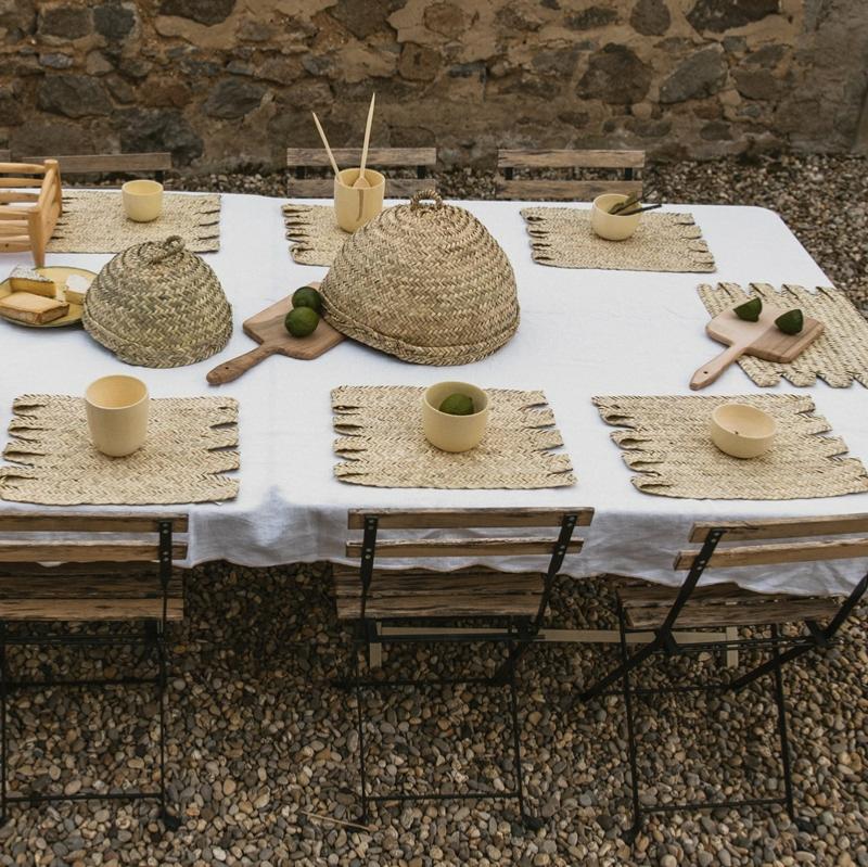 Set de Table Palmier SÔ - Décoration table méditerranéenne à l'extérieur - COSYDAR
