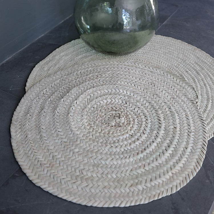 Set de table artisanal forme ronde 40cm