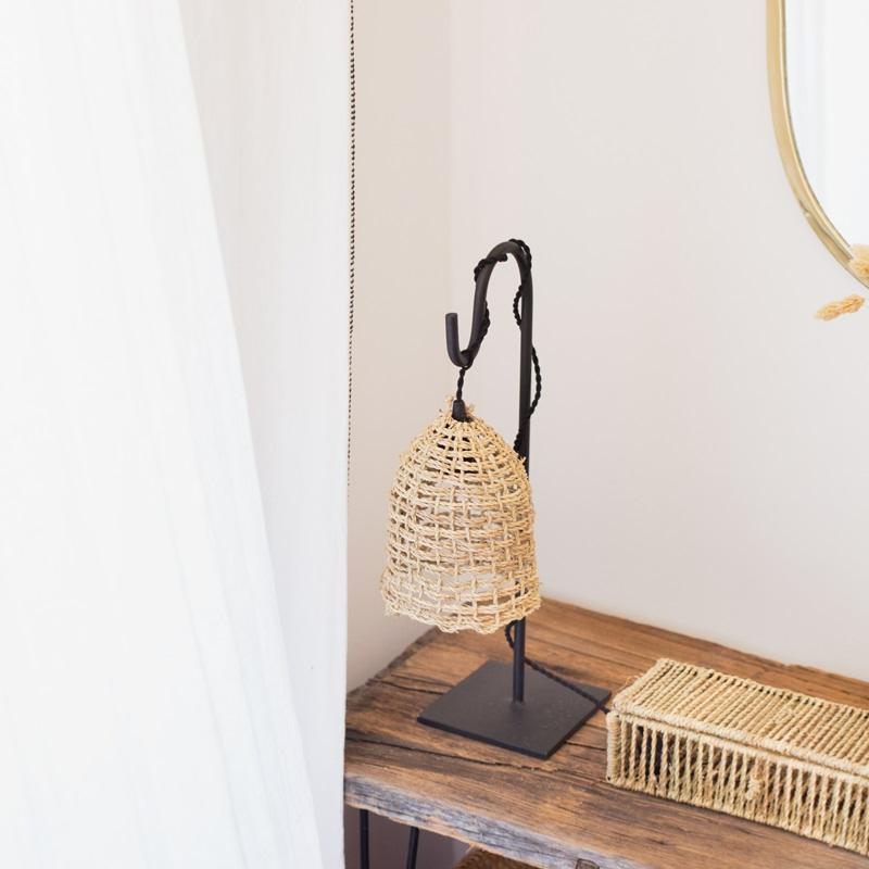 Support Suspension Lampe de Chevet GATO – Acier Forgé 50cm