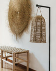 Suspension tressée en Corde de Palmier BELL 40x25cm - COSYDAR