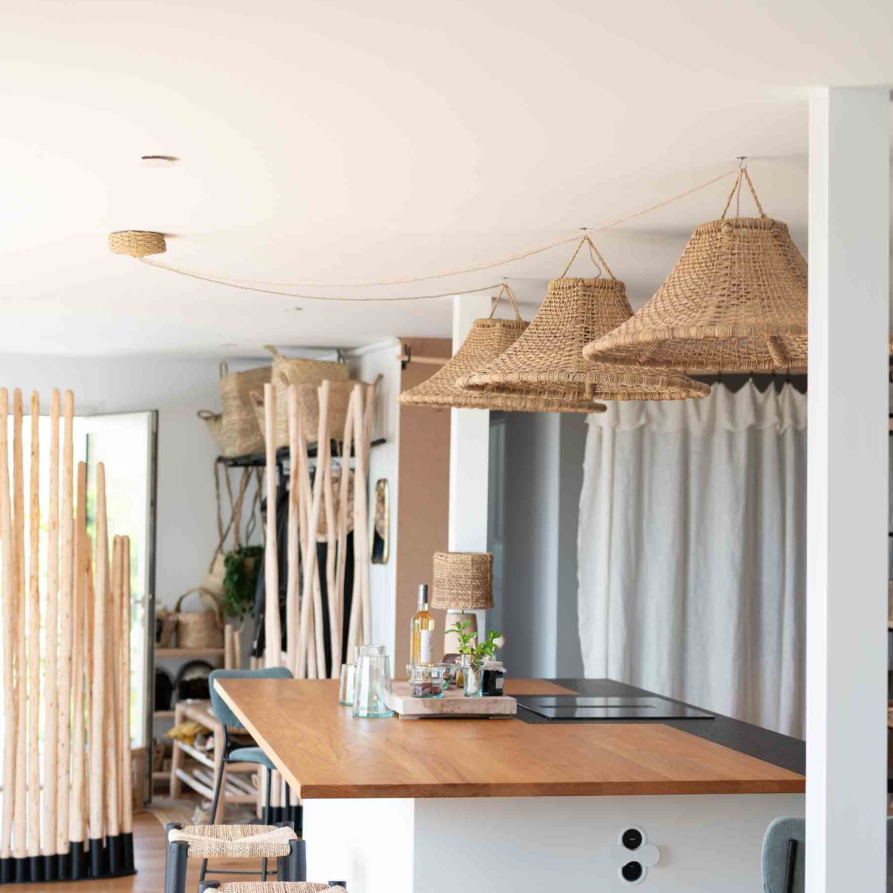 Suspension Suna en fibre naturelle - COSYDAR - DECO