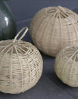 Suspension Boule en osier 20cm - COSYDAR