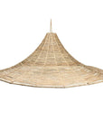 Suspension conique tressée en corde de palmier ARAIG Ø 100 cm fait main – COSYDAR