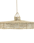 Suspension tressée en Corde de Palmier TAIY 60x20cm - COSYDAR