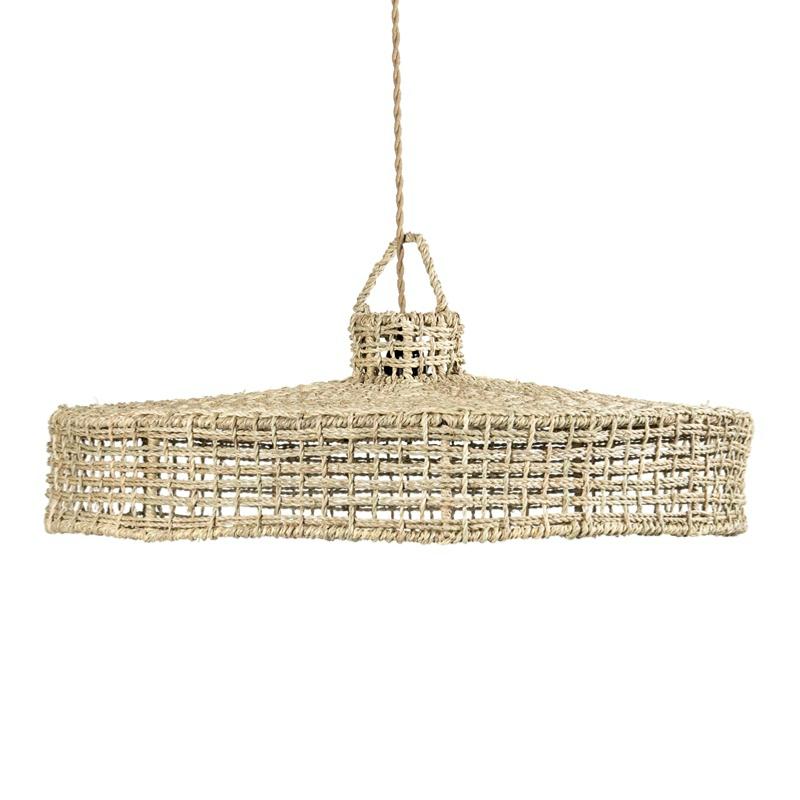 Suspension en fibres naturelles vue de face