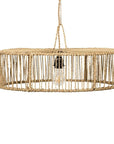 Suspension tressée en corde de palmier LID 54x16cm - COSYDAR