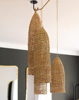 Suspension tressée en Corde de Palmier CHUGA 50x15cm - COSYDAR