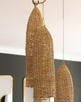 Suspension tressée en Corde de Palmier CHUGA 65x15cm - COSYDAR