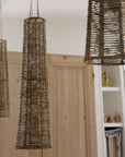 Suspension tressée en Corde de Palmier SHIRINDA 60x15cm - COSYDAR