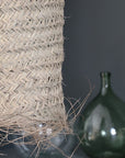 Détail du tressage de la Suspension tressé en fibre naturelle 60cm COSYDAR