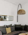 Suspension tressé en Corde de Palmier DOME 52x30cm - COSYDAR