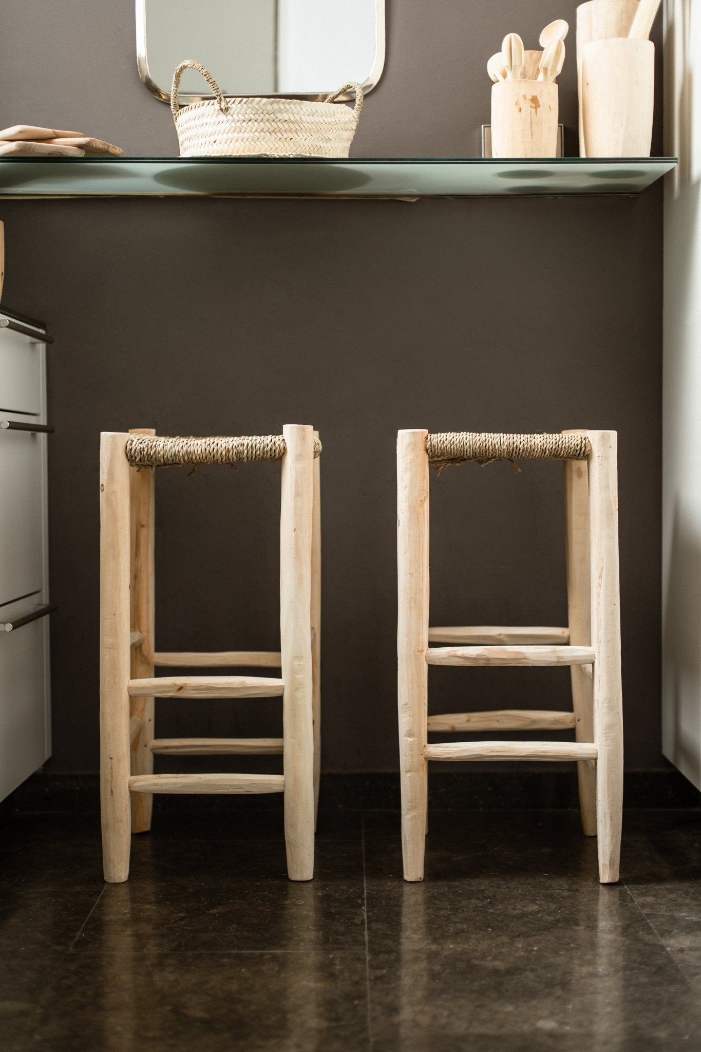 Tabouret de bar BAA en Bois - COSYDAR