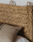 Tête de lit tressée en fibre naturelle d'Alfa - COSYDAR
