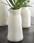 Vase en Céramique Blanc H 23cm SHOK - COSYDAR - DECO