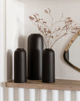 Vase en Céramique Noir H 32cm - COSYDAR