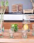 6 Verres Beldi Recyclés 12cm - COSYDAR
